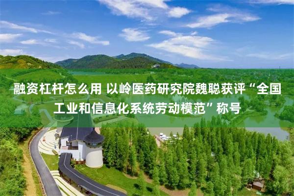融资杠杆怎么用 以岭医药研究院魏聪获评“全国工业和信息化系统劳动模范”称号